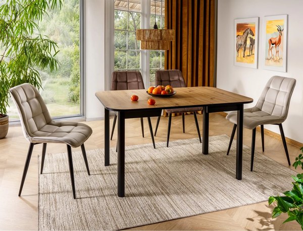 Купить Обеденный стол Signal Dante II 90-130x90 в Гродно