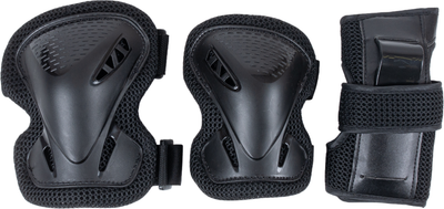 Комплект защиты Tech Team Safe fit adult 3.0 / NN013973 (L, черный) - 