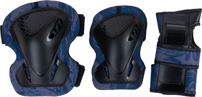 Комплект защиты Tech Team Safe fit adult 3.0 / NN013984 (S, синий) - 