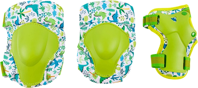 Комплект защиты Tech Team Safe Fit Kids 1.0 / NN011968 (L, зеленый) - 