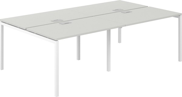 Комплект письменных столов Norden 240х143.8х75 / SG.254.SH.44.WH
