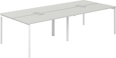 

Комплект письменных столов, 280х123.8х75 / SG.252.SH.44.WH