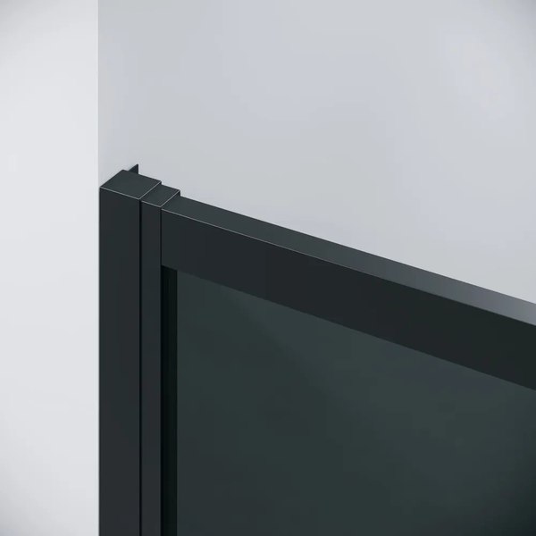Душевой уголок Grossman Cosmo 100х100х195 / 120.K33.02.1010.21.10 (черный матовый/стекло тонированное)