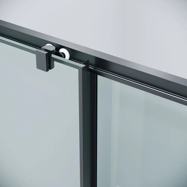Душевой уголок Grossman Cosmo 100х100х195 / 120.K33.02.1010.21.00 (черный матовый/стекло прозрачное)
