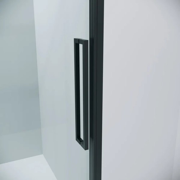 Душевой уголок Grossman Cosmo 100х100х195 / 120.K33.02.1010.21.00 (черный матовый/стекло прозрачное)