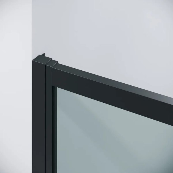 Душевой уголок Grossman Cosmo 100х100х195 / 120.K33.02.1010.21.00 (черный матовый/стекло прозрачное)