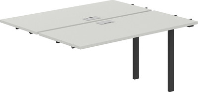 Комплект столов модульных Norden 280х123.8х75 / SG.212.SH.63.AN (антрацит/серый бархат) - 