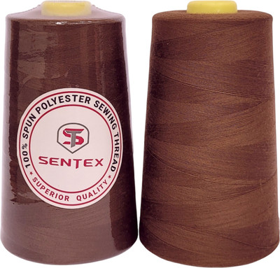 Набор швейных ниток Sentex 100% полиэстер 50/2 5000 ярдов 1252 (2шт) -
