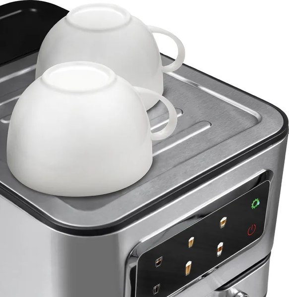Кофеварка эспрессо BQ CM7005  (сталь/черный)