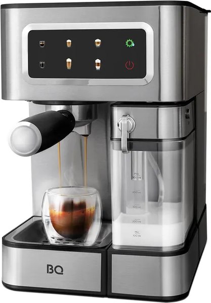 Кофеварка эспрессо BQ CM7005  (сталь/черный)