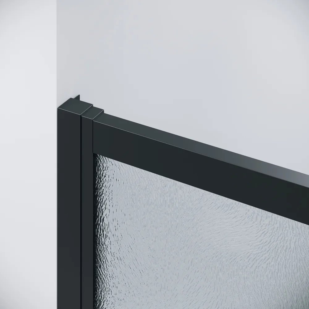 Душевой уголок Grossman Cosmo 110x100x195 / 120.K33.02.1110.21.02 (черный матовый/стекло шиншилла) — фото 5