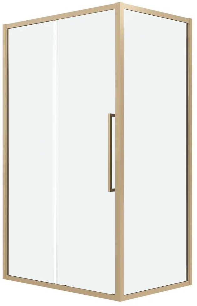 Душевой уголок Grossman Cosmo 110x100x195 / 120.K33.02.1110.32.00 (золото сатин/стекло прозрачное)