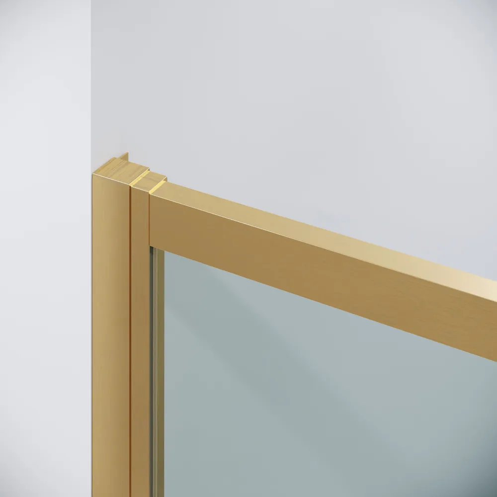 Душевой уголок Grossman Cosmo 110x100x195 / 120.K33.02.1110.32.00 (золото сатин/стекло прозрачное) — фото 5