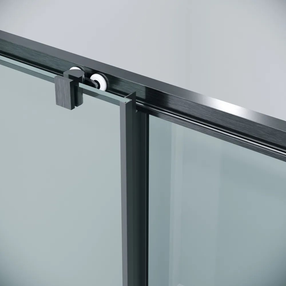 Душевой уголок Grossman Cosmo 140x100x195 / 120.K33.02.1410.42.00 (графит сатин/стекло прозрачное) — фото 5