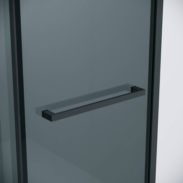 Душевой уголок Grossman Style 120x100x195 / 120.K33.05.1210.21.10 (черный матовый/стекло тонированное)
