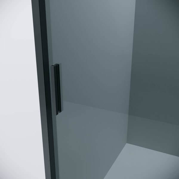 Душевой уголок Grossman Style 120x100x195 / 120.K33.05.1210.21.10 (черный матовый/стекло тонированное)