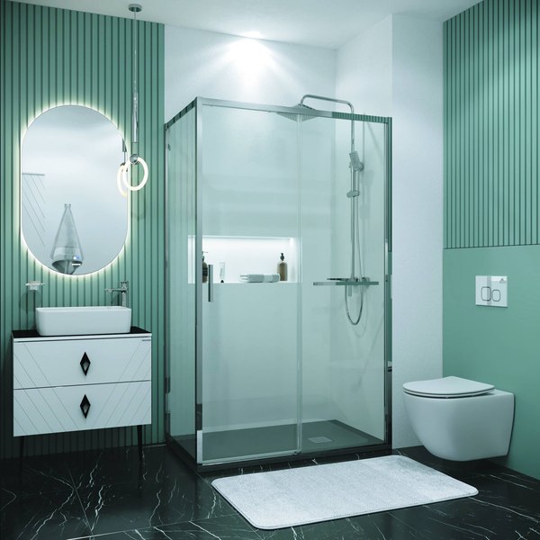 Купить Душевой уголок Grossman Style 130x100x195 / 120.K33.05.1310.10.00 в Минске