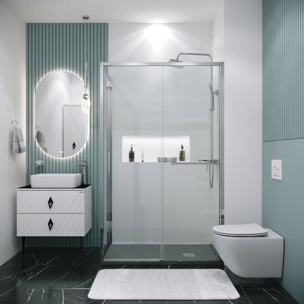 Купить Душевой уголок Grossman Style 130x100x195 / 120.K33.05.1310.10.00 в Минске