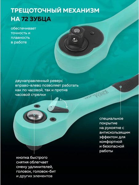 Универсальный набор инструментов MAMEDFORCE MF-4821-5 (54637)
