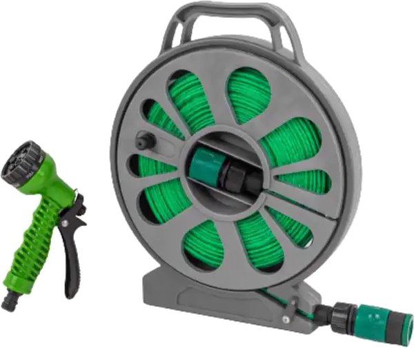 Шланг поливочный WMC Tools WMC-TG7302008 New (56347), (15м)
