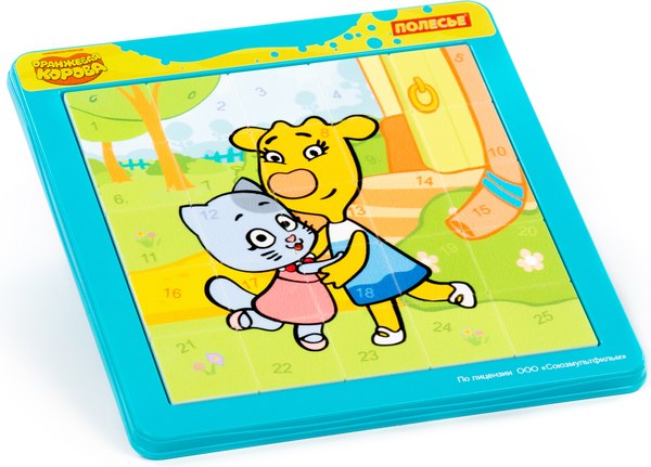 Развивающая игра Полесье Оранжевая корова №1 / 27324 (25эл)