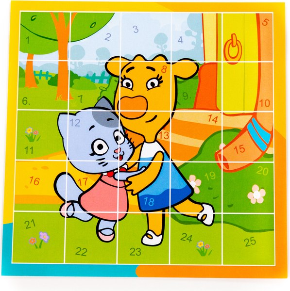 Развивающая игра Полесье Оранжевая корова №1 / 27324 (25эл)