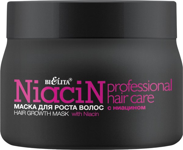 Маска для волос Belita Professional Hair Care для роста волос с ниацином (300мл)