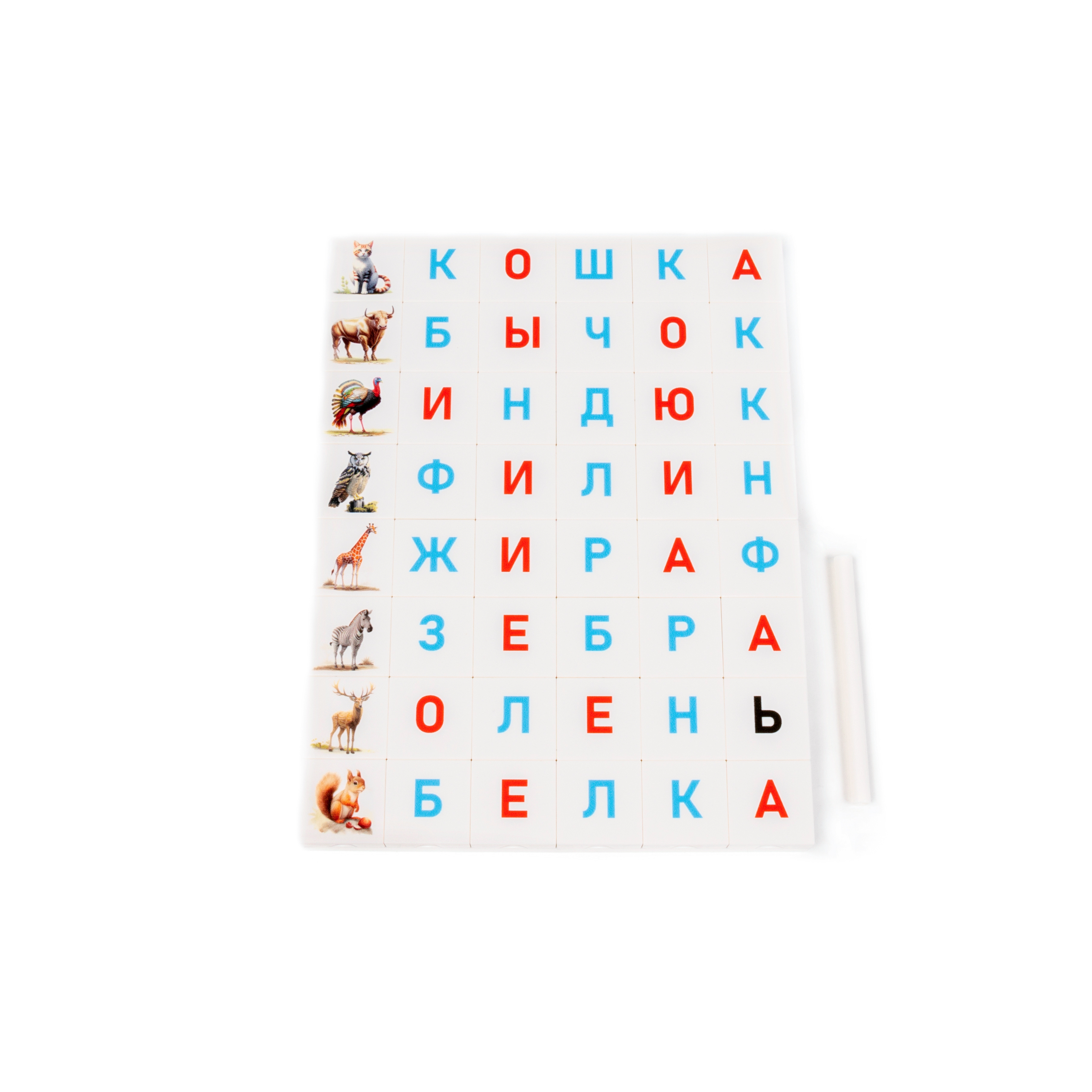 Развивающая игра Полесье Слова. Животные и птицы / 83337 — фото 5