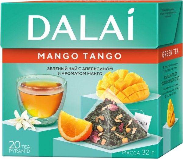 Чай пакетированный Dalai Манго танго (20пак)