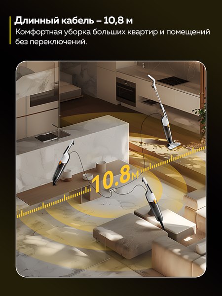 Вертикальный пылесос Deerma DX170