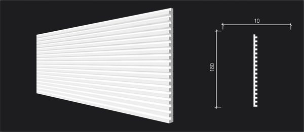 Панель дюрополимерная Decor-Dizayn DD905 (180х10х2000)