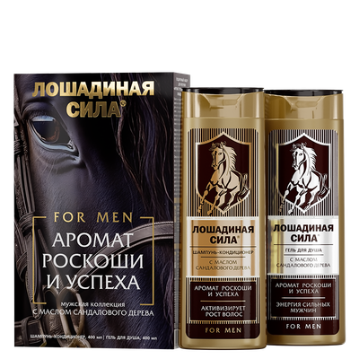

Набор косметики для тела и волос, Аромат роскоши и успеха для мужчин