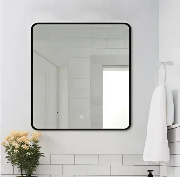 Зеркало Дабл-Ю Бангкок Black Классик 80x80 / BNK80X80BLACK