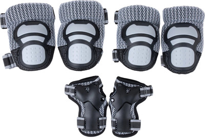 Комплект защиты Tech Team Safe Fit Teens 4.0 / NN013950 (M, серый) - 