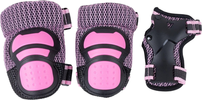Комплект защиты Tech Team Safe Fit Teens 4.0 / NN013948 (L, розовый) - 