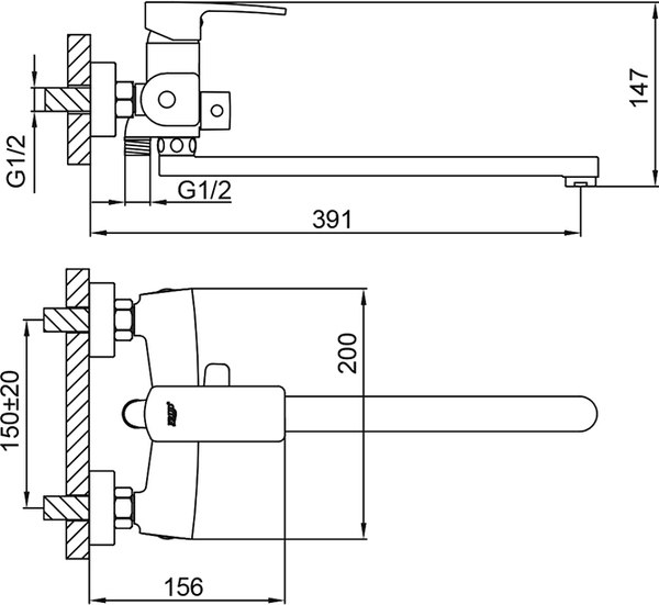 Смеситель Frud R22151
