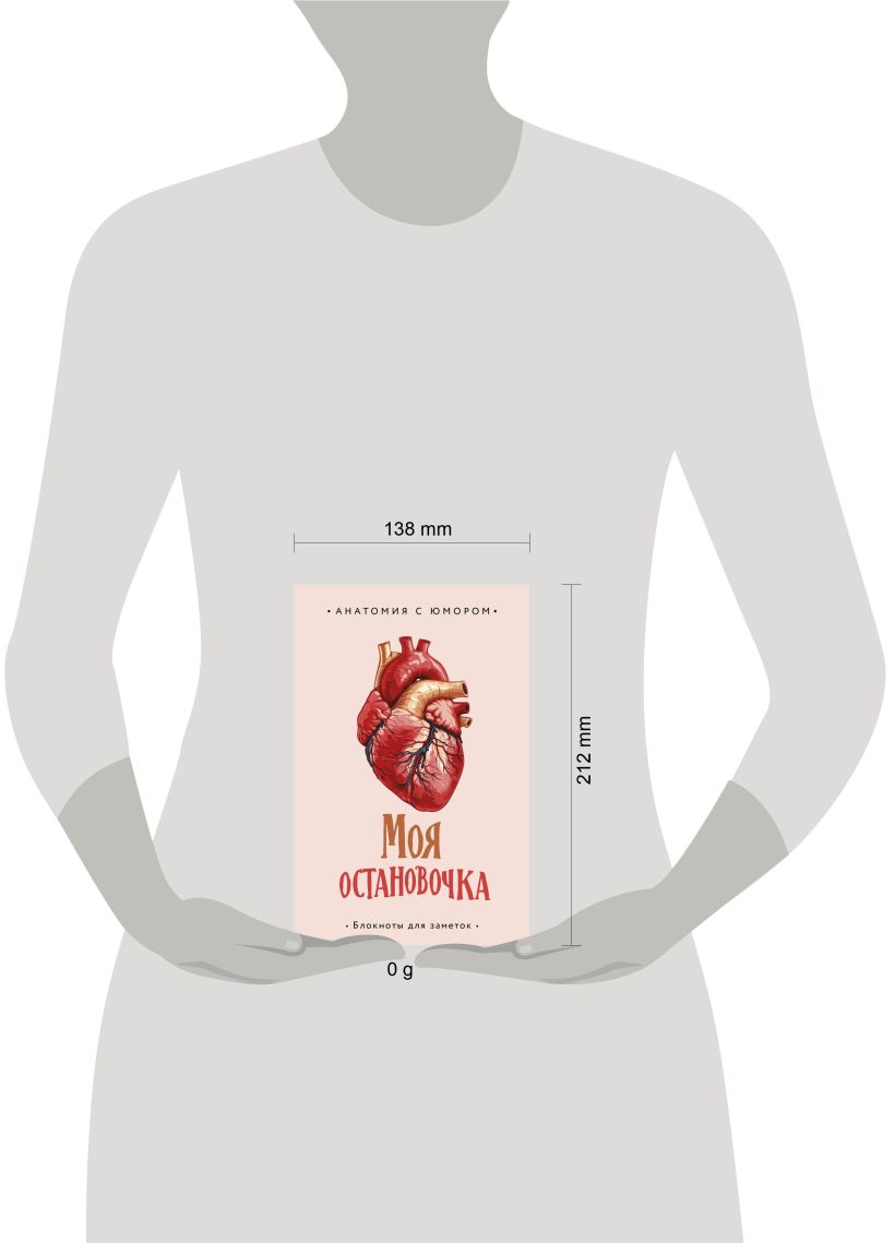 Записная книжка Эксмо Моя остановочка. Блокнот анатомический / 9785041999360 — фото 4