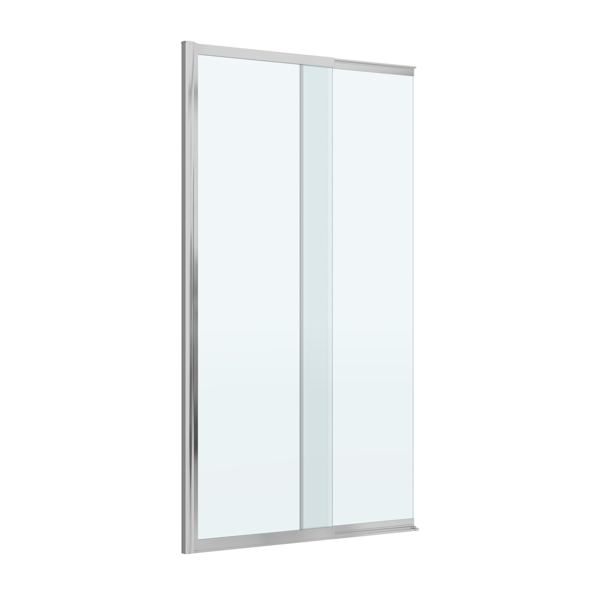 Стеклянная шторка для ванны Cezares SLIDER-FIX-VF-11-100/150-C-Cr