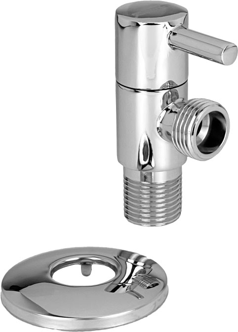Вентильный кран Valfex 1/2"НРx1/2"НР с отражателем / VF.395.N.012.012