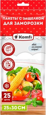 Комплект пакетов-слайдеров Komfi для заморозки HPZ203E (25шт) - 