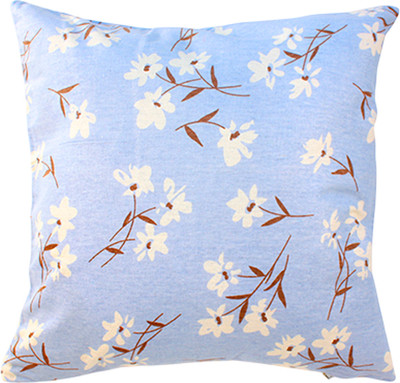 Наволочка декоративная Домашняя мода Цветы на голубом (43х43) - 