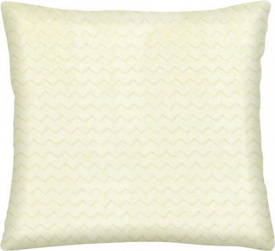 Наволочка декоративная Домашняя мода Зигзаг (40х40, светло-банановый) - 