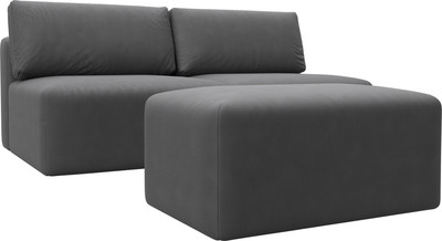 

Комплект мягкой мебели, Лига-060 НПБ с пуфом / 129667