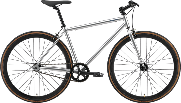 Велосипед STARK Terros 700 S 2025 (S/16, серебристый металлик/грозовой)