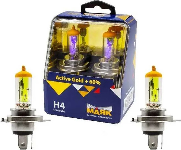 Комплект автомобильных ламп Маяк авто 72420AG+60 (2шт)
