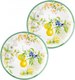 Набор тарелок Elan Gallery Лимоны / 420763 (New Bone China) - 