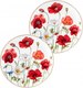 Набор тарелок Elan Gallery Маки / 420762 (New Bone China) - 