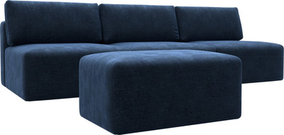 

Комплект мягкой мебели, Лига-060 НПБ Лонг с пуфом / 129480