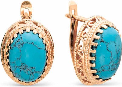

Серьги, Бирюза 1507