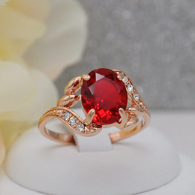 Кольцо Wolves Зимняя Вишня 1667 (р.17) -